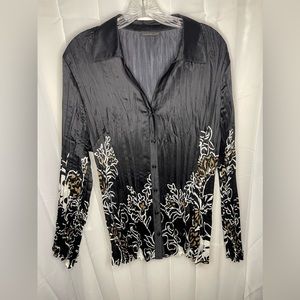 Lane Bryant Stretch Vintage Long Sleeve Shirt